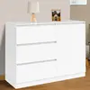 Image de Commode 3 tir 1 p TOMI blanc