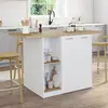 Image de ilot BAO blanc hetre 140 cm