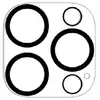 Image de Tiger Protège-caméra pour Apple iPhone 14 Pro / 14 Pro Max Antichoc en Verre Trempé Noir transparent