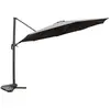 Image de Parasol gris déporté rond 3,5 x 3,5 m rotatif à 360 CASTILLO