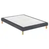 Image de Sommier tapissier Merinos CRAYON Confort Morphologique 3 Zones 160x190 - Double Sommier
