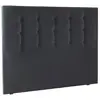 Image de Epeda Tête de lit Prestige 200 cm - Gris foncé
