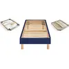 Image de Merinos Self Kit Sommier 90x200 Chine bleu nuit