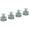 Image de Whirlpool roulettes panier supérieur lave-vaisselle - Lot de 4