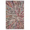 Image de tapis salon 120x170 tissé multicolore rectangle motif ethnique LYN6 IMPACT