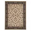 Image de Tapis oriental 200x290 rectangle ivoire tissé motif ancestral LYN1 NOMED