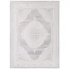 Image de Tapis oriental 120x160 rectangle gris clair tissé motif ancestral LYN7 FALAN