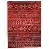 Image de Tapis berbère 120x170 tissé motifs tribaux LYN1 BERBI rouge