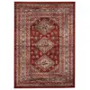 Image de Tapis oriental 120x170 rectangle orange tissé motif ethnique LYN1 DAZOR