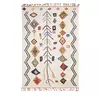 Image de Tapis berbère 160x230 tissé motif ethnic LYN5 OURIKA E ivoire