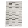 Image de Tapis kilim 160x230 rectangle fait à la main en laine gris et marron