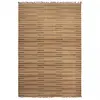 Image de Tapis jute 120x180 fait main marron et noir TASNIM