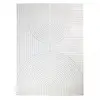 Image de tapis salon 160x225 tissé crème rectangle motif géométrique LYN49 BINCI
