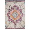 Image de Tapis Vintage Oriental 200x280 cm - LYN3 MED - Couleur : multicolore violet orange bleu