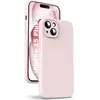 Image de Little boutik Coque en silicone Apple iPhone 15 Plus - Rose