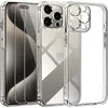 Image de Coque Pour iPhone 15 Pro Silicone Transparente + 2 Verres Trempes Little Boutik®