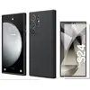 Image de Coque Pour Samsung Galaxy S24 Ultra Silicone Noir + Verre Trempe Little Boutik©