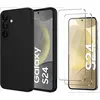Image de Little boutik Coque en silicone Samsung Galaxy S24 - Noir