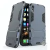 Image de HTD Mobiles Coque rigide iPhone XR - Bleu Foncé