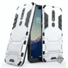 Image de Htdmobiles Coque rigide antichoc Nokia 6.1 Plus (2019) - Argenté