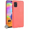 Image de Coque simili cuir pour Samsung Galaxy A31 - Rouge