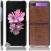 Image de HTD Mobiles Coque Rigide Cuir Crocodile Samsung Galaxy Z Flip