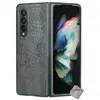 Image de Samsung Galaxy Z Fold 3 Coque Simili Cuir - Noir