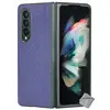 Image de HTD Mobiles Coque Samsung Z Fold 3 5G - Bleu Foncé