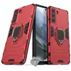 Image de HTD Mobiles Coque Rigide Anti Choc Samsung Galaxy S21 FE 5G - Rouge
