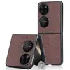 Image de HTD Mobiles Coque Huawei P50 Pocket - Marron