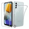 Image de Coque pour Samsung Galaxy M13 4G / M23 5G - housse etui silicone gel fine + verre trempe - TRANSPARENT TPU