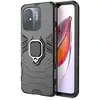 Image de Htdmobiles Coque antichoc avec verre trempé Xiaomi Redmi 12C / Redmi 11A / Poco C55 - Noir