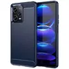 Image de HTD Mobiles Coque Silicone pour Xiaomi Poco X5 Pro 5G - Bleu Foncé