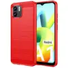 Image de Coque pour Xiaomi Redmi A1 / A2 - housse etui silicone gel carbone + film ecran - ROUGE