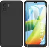 Image de Coque pour Xiaomi Redmi A1 / A2 - housse etui silicone gel fine + verre trempe - NOIR