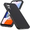 Image de Htdmobiles Coque gel/silicone avec verre trempé Samsung Galaxy A15 4G / 5G - Noir