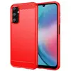 Image de HTD Mobiles Coque carbone rouge pour Samsung Galaxy A24 4G