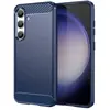 Image de Htdmobiles Coque Samsung Galaxy S24 5G - Bleu foncé carbone