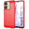 Image de Coque gel carbone pour Xiaomi Redmi 13C/Poco C65/M6 5G - Rouge