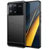 Image de Coque pour Xiaomi Redmi K70E 5G / Poco X6 Pro 5G - housse etui silicone gel carbone + verre trempe - NOIR
