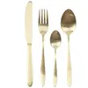 Image de Ménagère 16 Pièces Inox Home 21cm Or