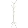 Image de Porte-manteau design bois Abby - L. 45 x H. 177 cm - Blanc