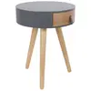 Image de The home deco factory chevet Nora - Gris
