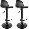 Image de Lot de 2 Tabourets de Bar Isak 104cm Noir