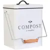 Image de vintage Poubelle à compost 5 L - Blanc/Noir