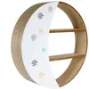 Image de The home deco factory étagère murale demi-lune - Blanc