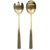 Image de Couverts à Salade Inox Sonat 21cm Or