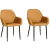 Image de the_home_deco_factory Fauteuil Giulia - Moutarde