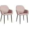 Image de Fauteuil Giulia - Rose poudré