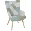 Image de The home deco factory fauteuil Alta - Bleu